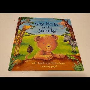 Say Hello in the Jungle w/touch & feel animals